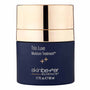 Blue skincare jar with gold lid labeled 'Trio Luxe Moisture Treatment' by skinbetter science